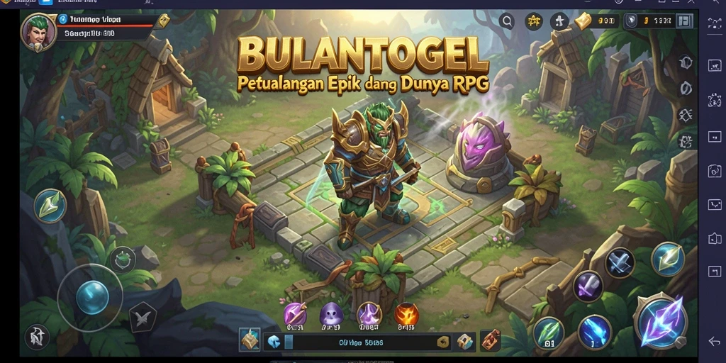 Tampilkan aksi epik dalam permainan RPG BULANTOGEL.