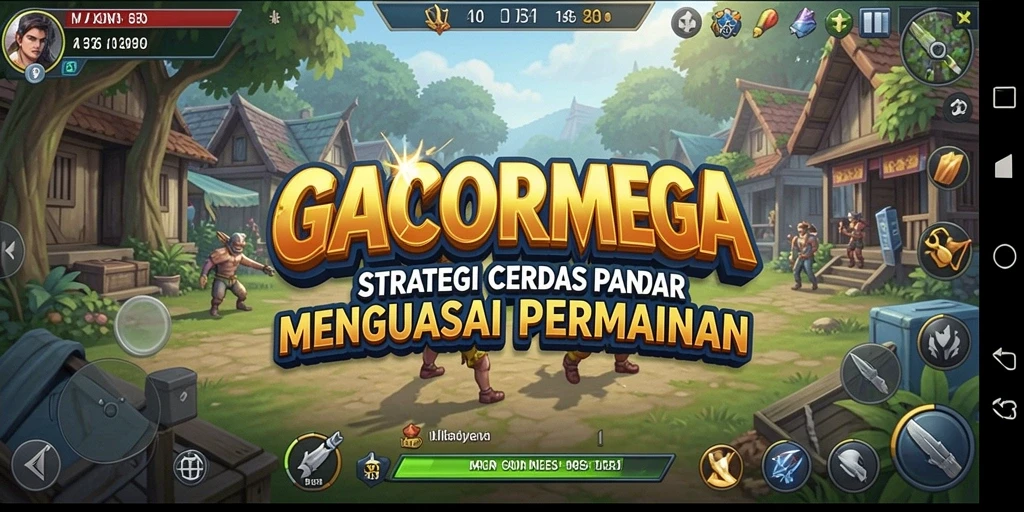 Screenshot gameplay GACORMEGA menampilkan strategi pertempuran yang mendebarkan.