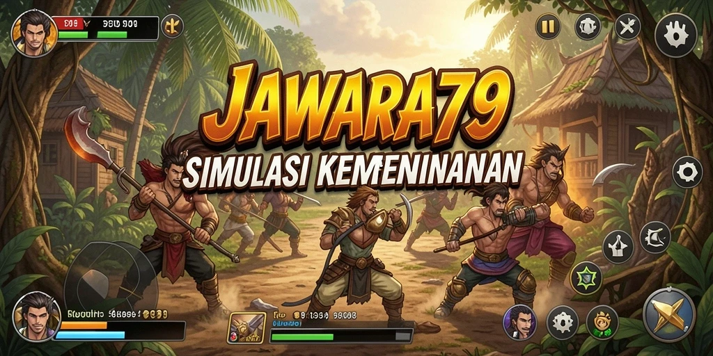 Tampilan gameplay JAWARA79 yang menarik dan interaktif.