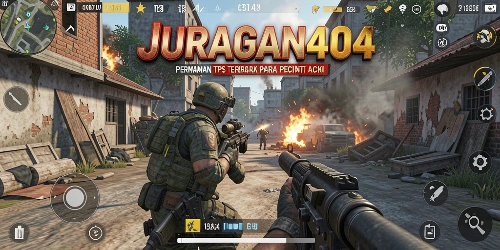 Tampilan mendebarkan dari gameplay JURAGAN404 dengan aksi menegangkan.