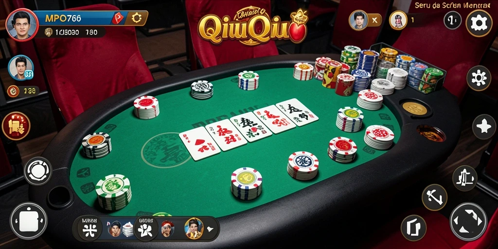 Tampilan gameplay seru QiuQiu di MPO76.