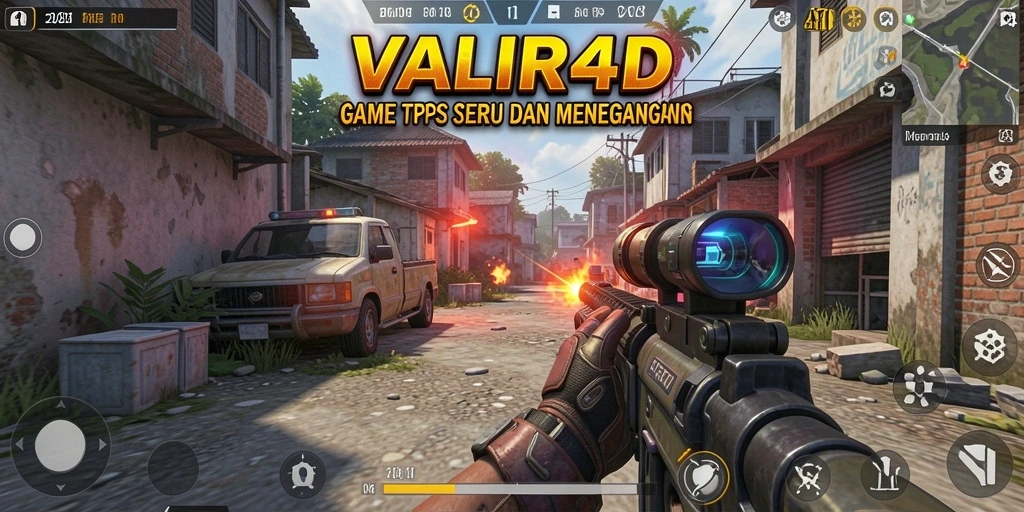 Screenshot gameplay VALIR4D yang menunjukkan aksi mendebarkan.